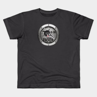 Vintage U-boat design the smiling shark Kids T-Shirt